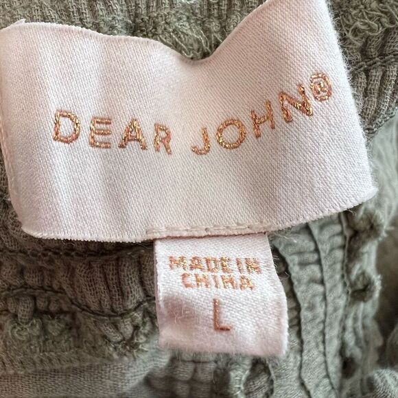 Dear John Imani Strap Jumpsuit Sweet Olive Size L - Picture 7 of 9